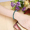 Peace & Protection - Turquoise Green Stone Bracelet for ease, balance, and a calm daily presence - Lifestyle View | Natural Firoza, Seven Chakra Crystal Bracelet for Evil Eye Protection & Negative Energy Shield