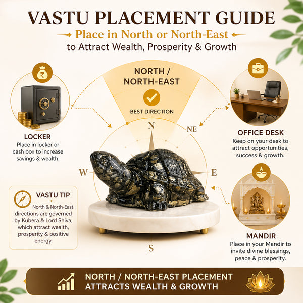 Pyrite Tortoise (Kachua) for Wealth, Business Growth & Energy Protection | Powerful Vastu Remedy for Office & Desk