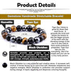 Triple Protection Bracelet – Hematite, Black Obsidian & Tiger’s Eye | Balance, Protection & Positive Energy