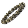 Natural Pyrite Bracelet Pack of 2 | Adjustable Wealth & Protection Crystal Bracelets for Men & Women